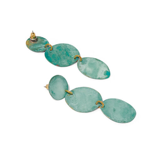Oval stud earrings by Sibilia